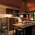 Cucina Doralice con piano cottura centrale